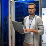 Network Engineer Managing Servers